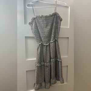 Jessica Simpson Monochrome Patterned Dress